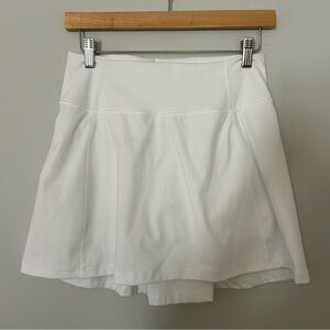 J.Crew Active CloudStretch High-Rise Sports Mini Skirt Skort in White